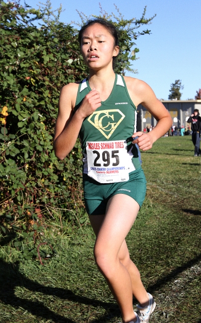 NCS XC D2 Girls-065.JPG - 2009 North Coast Section Cross Country Championships, Hayward High School, Hayward, California